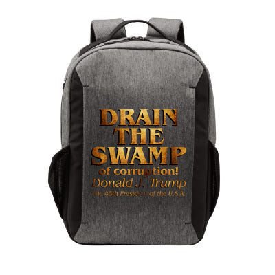 Drain The Swamp of Corruption! Donald Trump 45th President Vector Backpack