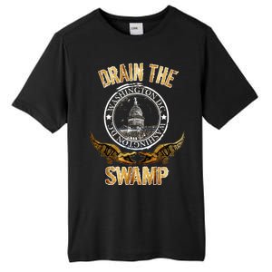 Drain The Swamp Washington DC Alligator Logo Trump Tall Fusion ChromaSoft Performance T-Shirt