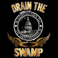 Drain The Swamp Washington DC Alligator Logo Trump Bucket Hat