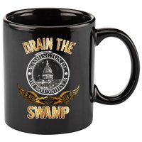 Drain The Swamp Washington DC Alligator Logo Trump 11oz C Handle Ceramic Mug