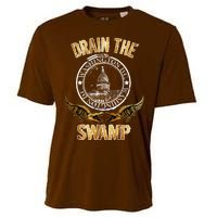 Drain The Swamp Washington DC Alligator Logo Trump Cooling Performance Crew T-Shirt