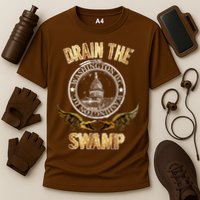 Drain The Swamp Washington DC Alligator Logo Trump Cooling Performance Crew T-Shirt