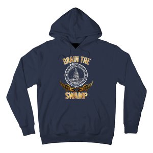 Drain The Swamp Washington DC Alligator Logo Trump Hoodie