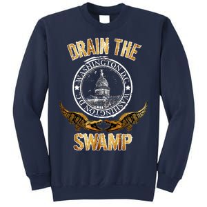 Drain The Swamp Washington DC Alligator Logo Trump Sweatshirt