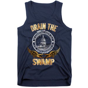 Drain The Swamp Washington DC Alligator Logo Trump Tank Top