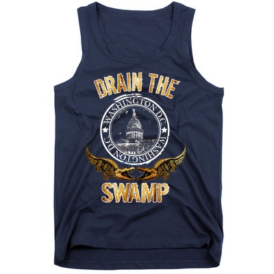 Drain The Swamp Washington DC Alligator Logo Trump Tank Top