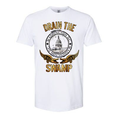 Drain The Swamp Washington DC Alligator Logo Trump Softstyle CVC T-Shirt