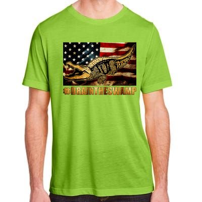 Drain The Swamp Washington DC Donald Trump President Adult ChromaSoft Performance T-Shirt