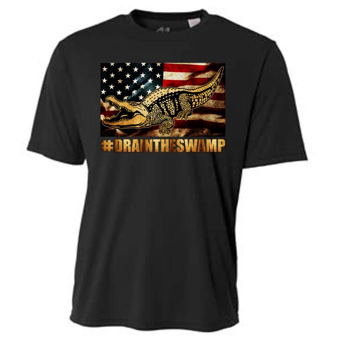 Drain The Swamp Washington DC Donald Trump President Cooling Performance Crew T-Shirt