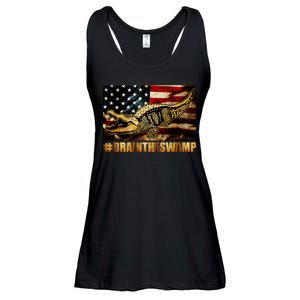 Drain The Swamp Washington DC Donald Trump President Ladies Essential Flowy Tank