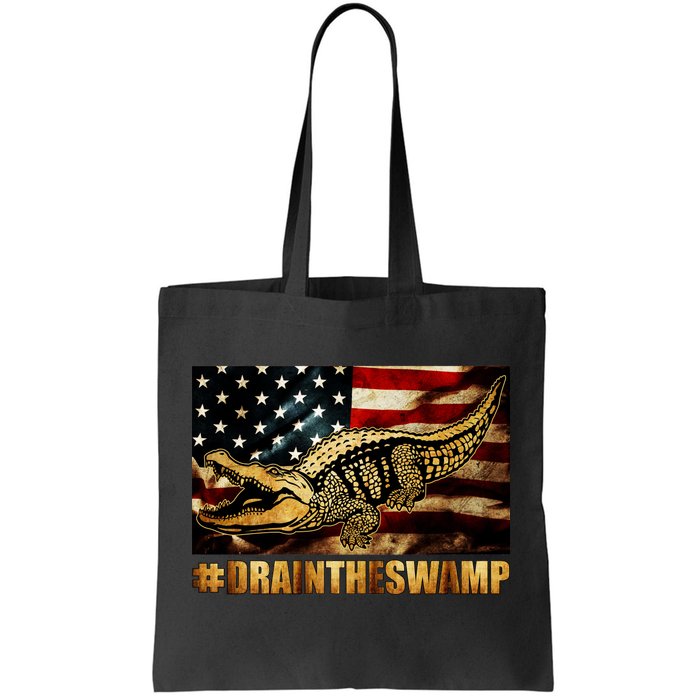 Drain The Swamp Washington DC Donald Trump President Tote Bag