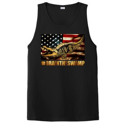 Drain The Swamp Washington DC Donald Trump President PosiCharge Competitor Tank