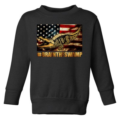 Drain The Swamp Washington DC Donald Trump President Toddler Sweatshirt