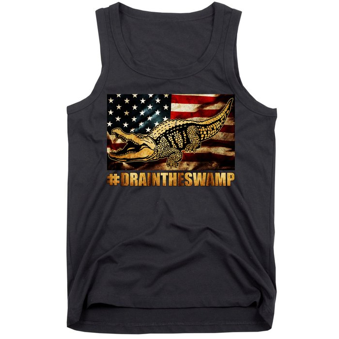 Drain The Swamp Washington DC Donald Trump President Tank Top