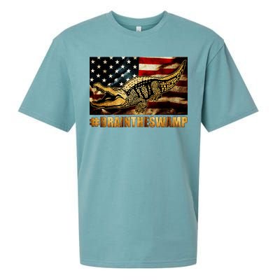 Drain The Swamp Washington DC Donald Trump President Sueded Cloud Jersey T-Shirt