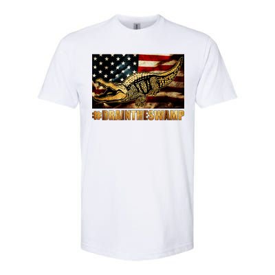 Drain The Swamp Washington DC Donald Trump President Softstyle CVC T-Shirt