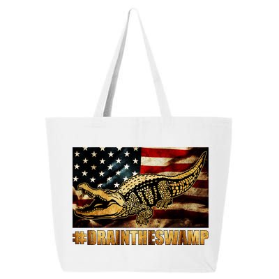 Drain The Swamp Washington DC Donald Trump President 25L Jumbo Tote