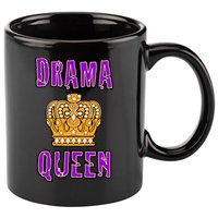 Drama Queen 11oz C Handle Ceramic Mug