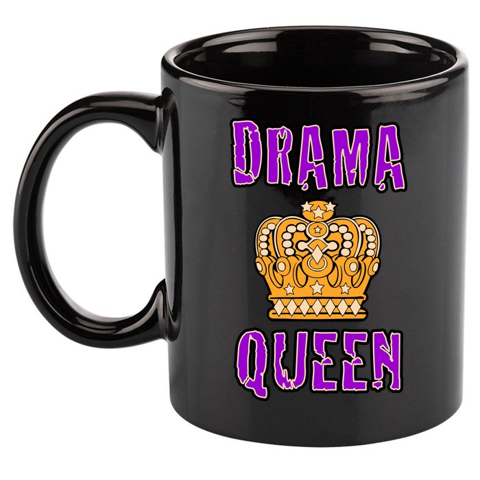 Drama Queen 11oz C Handle Ceramic Mug