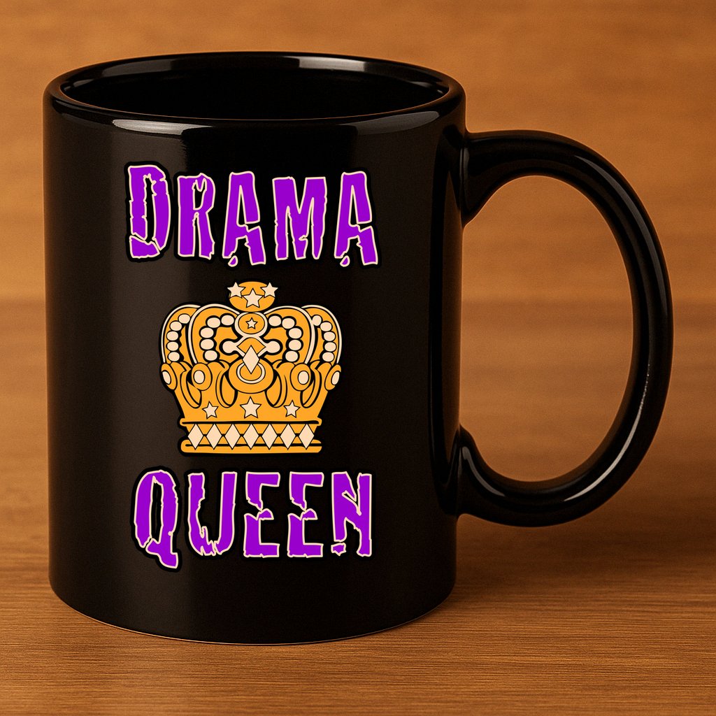 Drama Queen 11oz C Handle Ceramic Mug