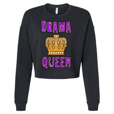 Drama Queen Cropped Pullover Crew