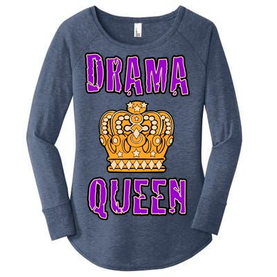 Drama Queen Women's Perfect Tri Tunic Long Sleeve Shirt