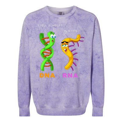 DNA RNA Biologist Biology Student Cell Science Colorblast Crewneck Sweatshirt