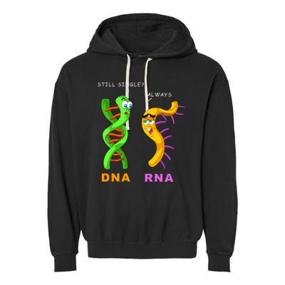 DNA RNA Biologist Biology Student Cell Science Garment-Dyed Fleece Hoodie