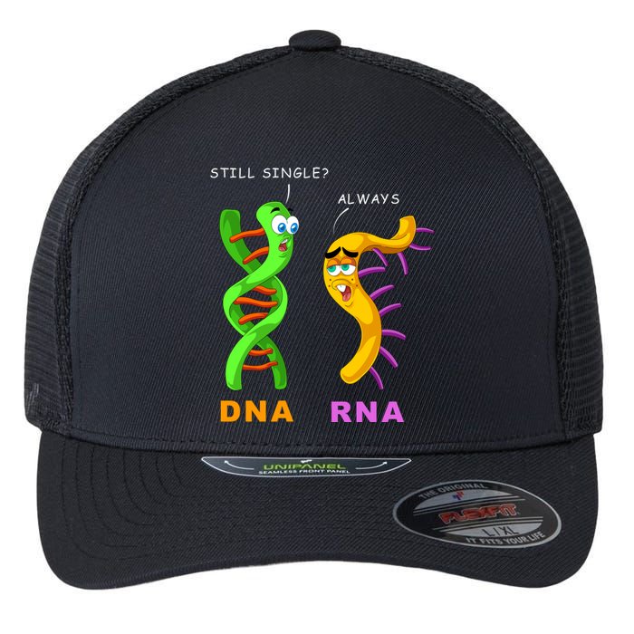 DNA RNA Biologist Biology Student Cell Science Flexfit Unipanel Trucker Cap