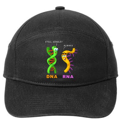 DNA RNA Biologist Biology Student Cell Science 7-Panel Snapback Hat