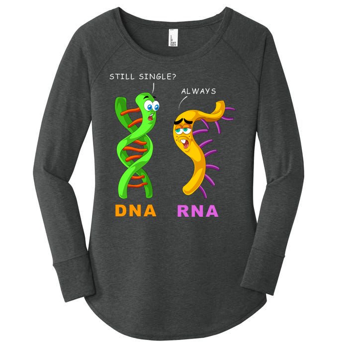 DNA RNA Biologist Biology Student Cell Science Women's Perfect Tri Tunic Long Sleeve Shirt