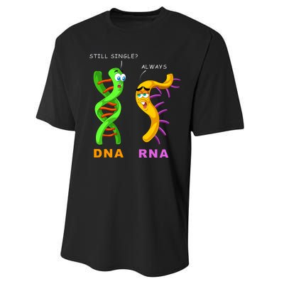 DNA RNA Biologist Biology Student Cell Science Performance Sprint T-Shirt