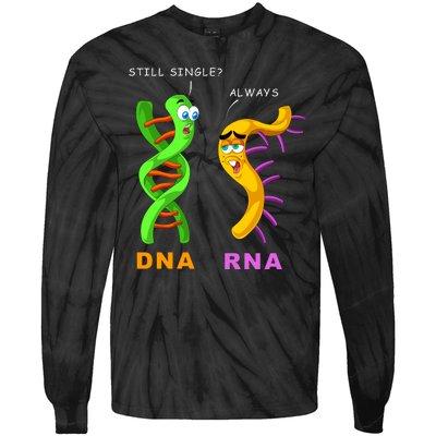 DNA RNA Biologist Biology Student Cell Science Tie-Dye Long Sleeve Shirt