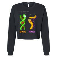 DNA RNA Biologist Biology Student Cell Science Cropped Pullover Crew