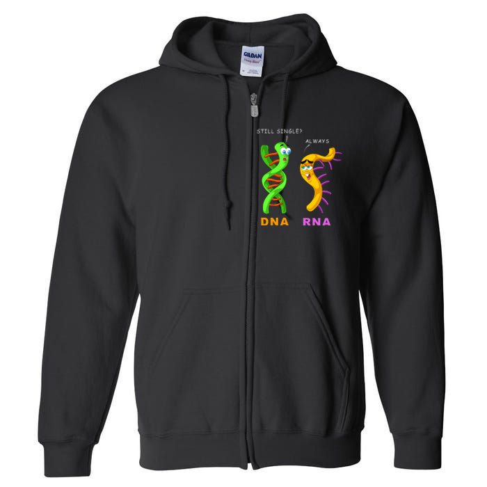 DNA RNA Biologist Biology Student Cell Science Full Zip Hoodie