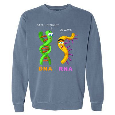 DNA RNA Biologist Biology Student Cell Science Garment-Dyed Sweatshirt