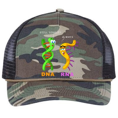 DNA RNA Biologist Biology Student Cell Science Retro Rope Trucker Hat Cap