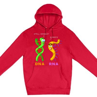 DNA RNA Biologist Biology Student Cell Science Premium Pullover Hoodie