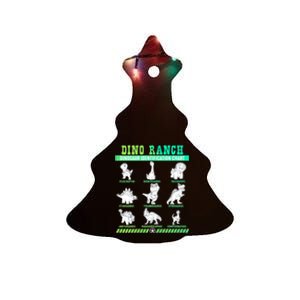 Dino Ranch Blitz Clover Tango Dinosaur Identification Chart Ceramic Tree Ornament