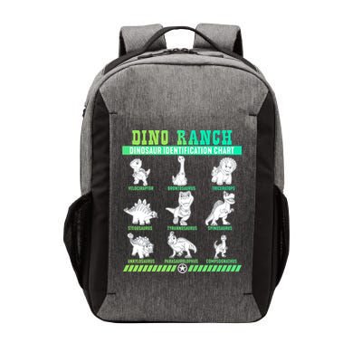 Dino Ranch Blitz Clover Tango Dinosaur Identification Chart Vector Backpack