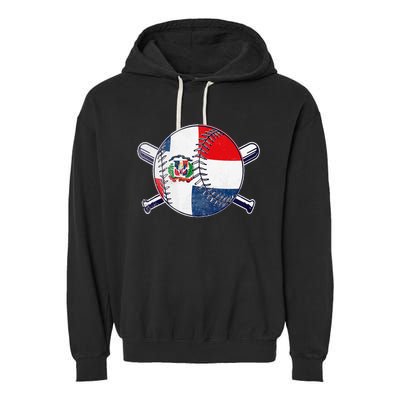 Dominican Republic Baseball Dominicana Garment-Dyed Fleece Hoodie