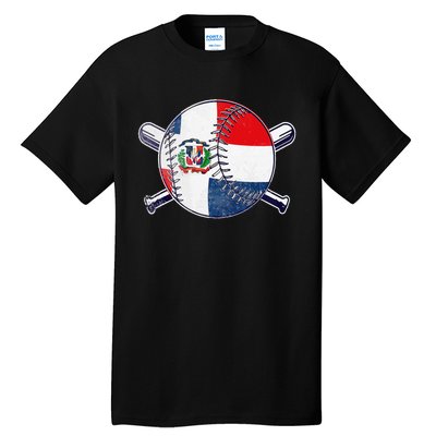 Dominican Republic Baseball Dominicana Tall T-Shirt