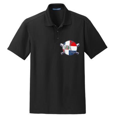 Dominican Republic Baseball Dominicana Dry Zone Grid Polo