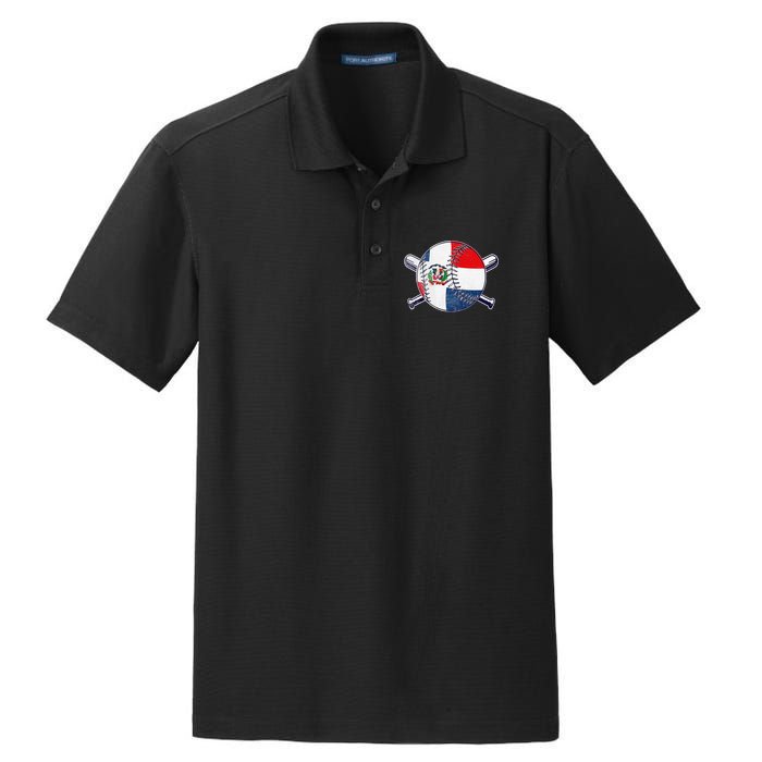 Dominican Republic Baseball Dominicana Dry Zone Grid Polo