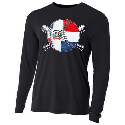 Dominican Republic Baseball Dominicana Cooling Performance Long Sleeve Crew