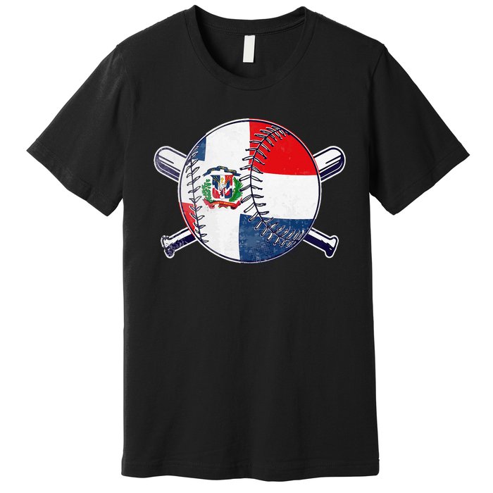 Dominican Republic Baseball Dominicana Premium T-Shirt