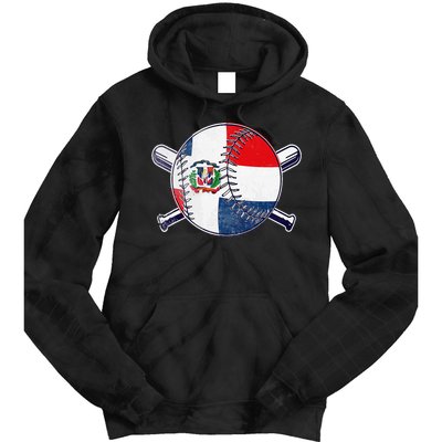 Dominican Republic Baseball Dominicana Tie Dye Hoodie