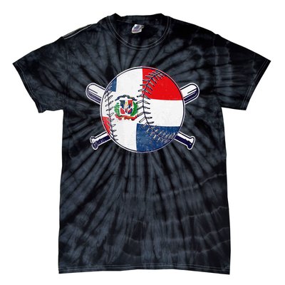 Dominican Republic Baseball Dominicana Tie-Dye T-Shirt