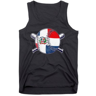 Dominican Republic Baseball Dominicana Tank Top