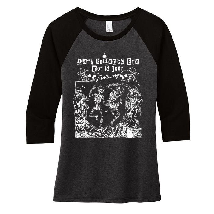 Dark Romance Book Club Women's Tri-Blend 3/4-Sleeve Raglan Shirt